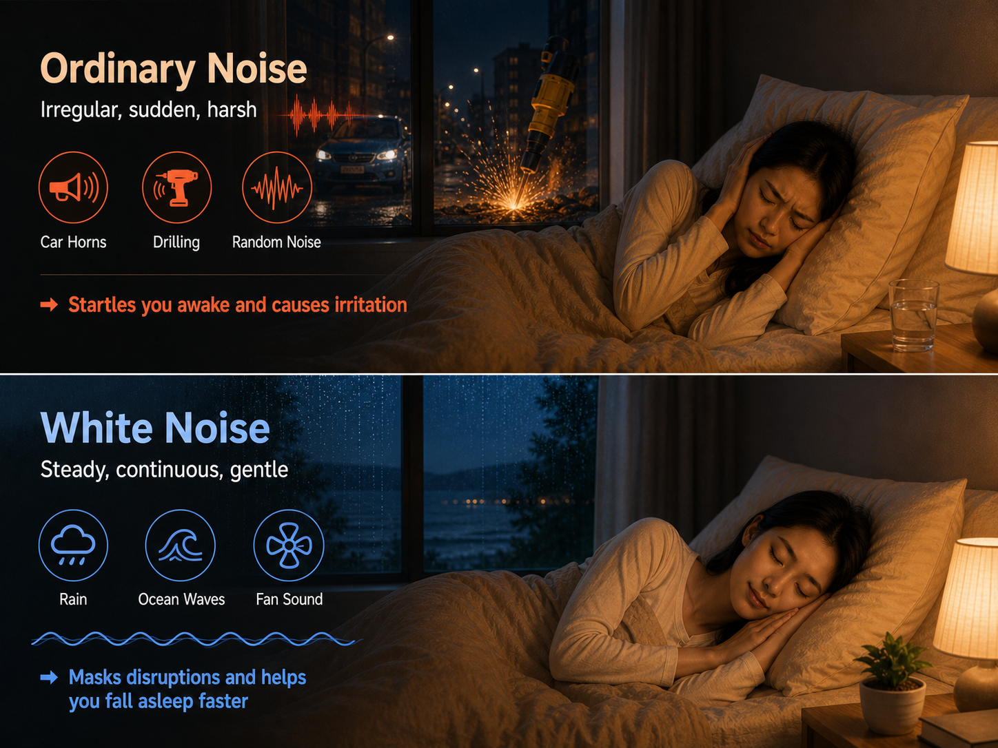 White Noise vs. Regular Noise