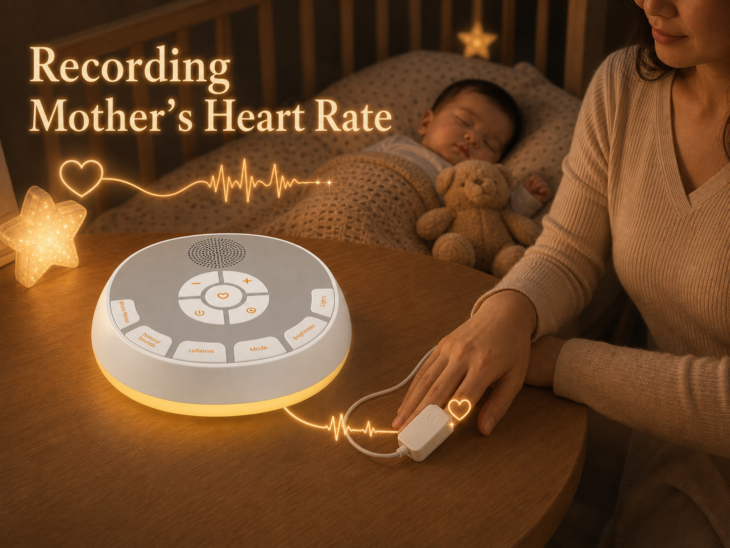 A800L recording and playing back the mother's heartbeat
