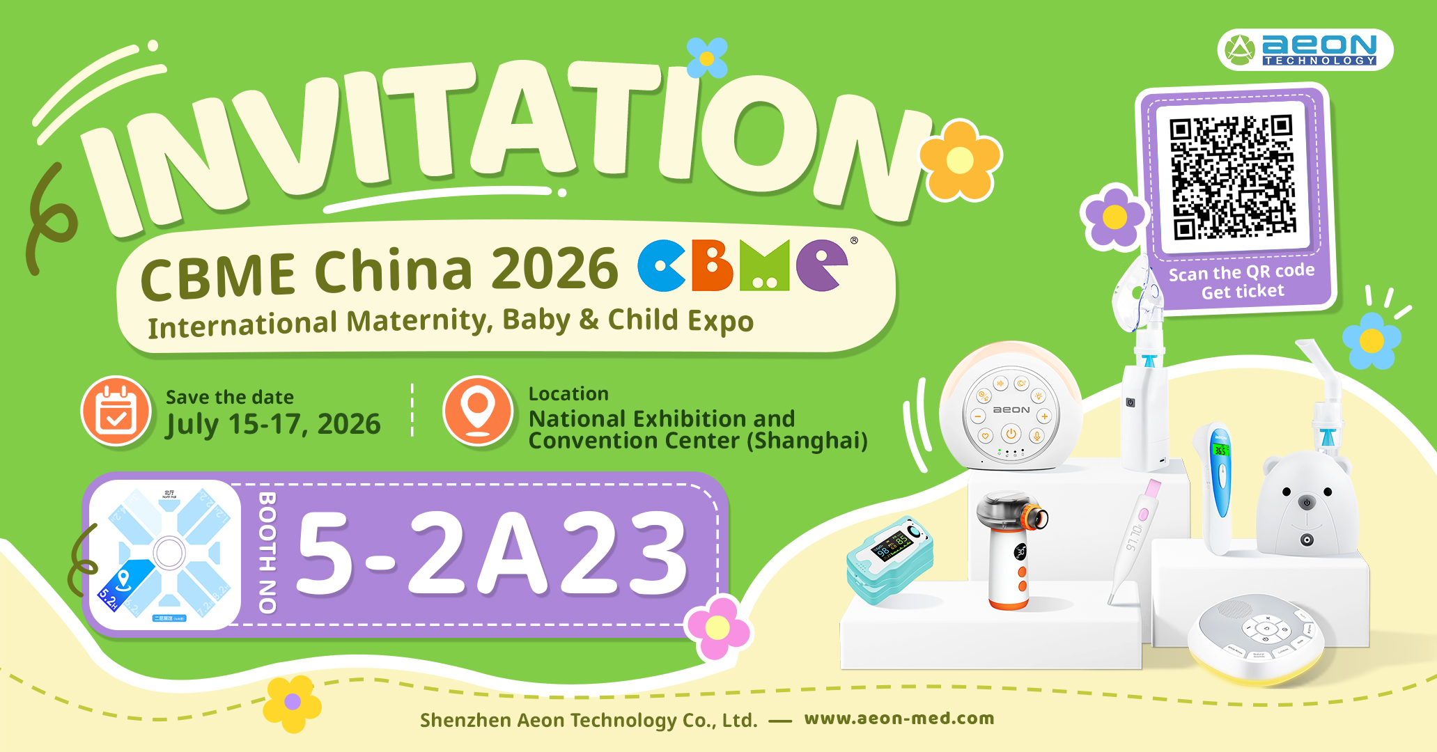 Meet Aeon at CBME China 2026 | Shanghai, July 15–17